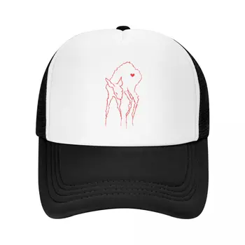 Красный лунный олень с глючами? Бейсболка для косплея, роскошная брендовая каска, мужская кепка, женская кепка