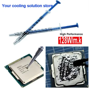 Отличная жидкометаллическая теплопроводящая паста мощностью 128 Вт/мк Для процессора GPU Видеокарты CPU ноутбука с рассеиванием тепла жидкая термопаста