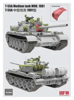 [Модель ржаного поля] Ryefield Model RFM RM-5098 1/35 среднего танка Т-55А образца 1981 года (комплект пластиковых моделей)